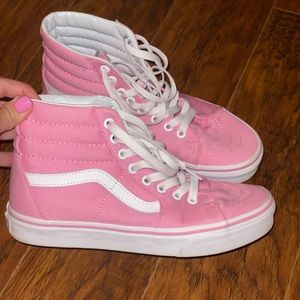 Pink High Top Vans 8